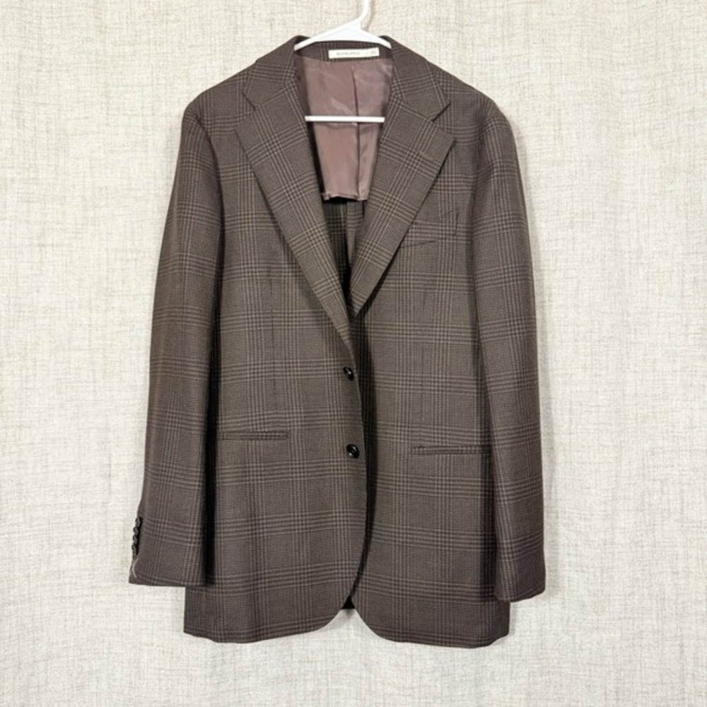 Suitsupply Havana Blazer Mens 38 Brown Drago Super 130s Wool C25209 Jacket